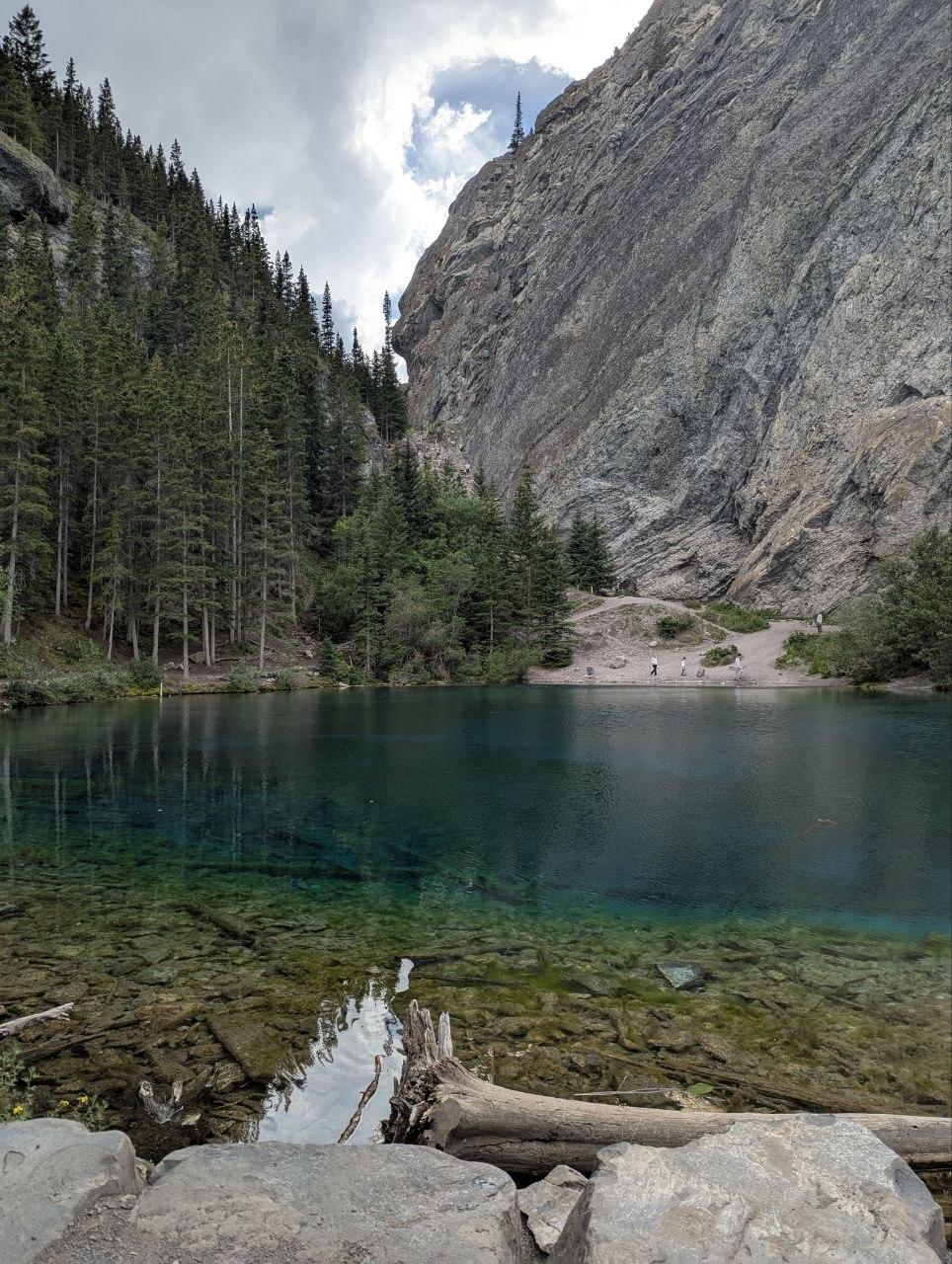 Mountain lake in Canada